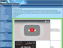 Tablet Screenshot of phpage.fr